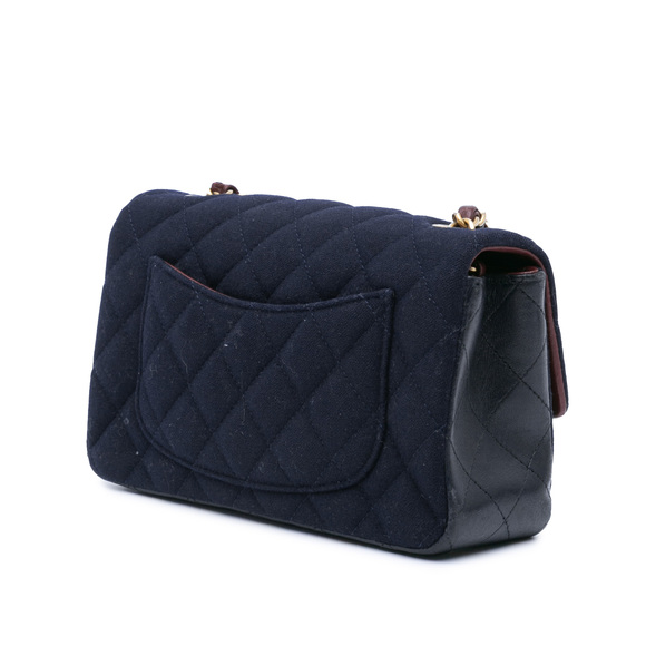 Pre-Loved Chanel Mini Rectangular Classic Jersey Sailor Single Flap - Picture 2 of 11